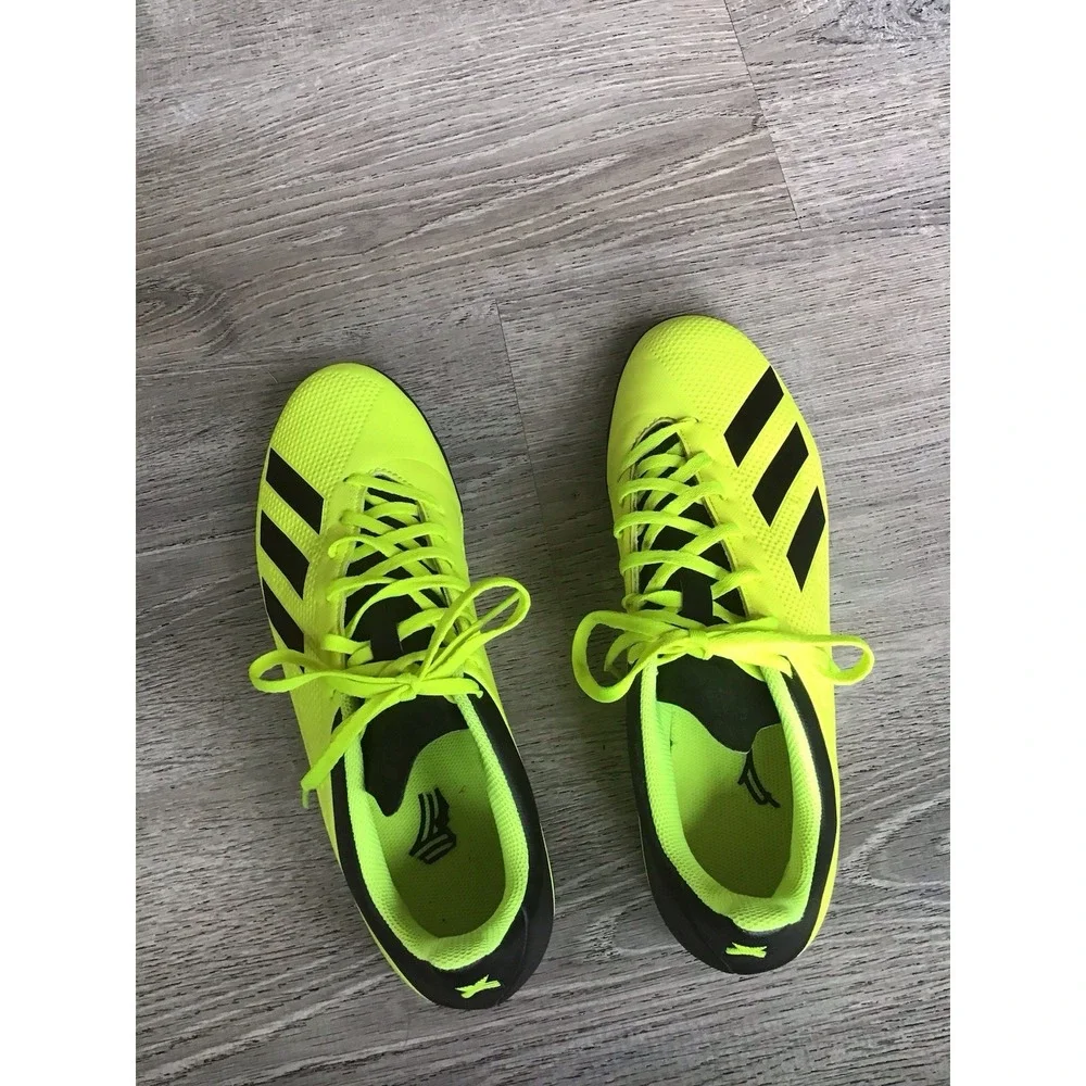 adidas X Tango 18.4 TF Green Black DB2479 Men's Indoor Turf Soccer Shoes Size 11